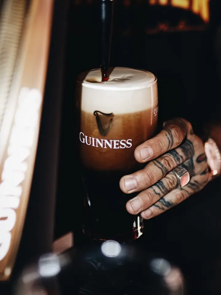 Guinness asentándose